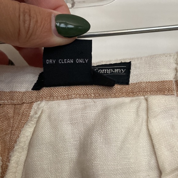 The J. Peterman Company Wide Leg Linen Pants - Picture 6 of 10